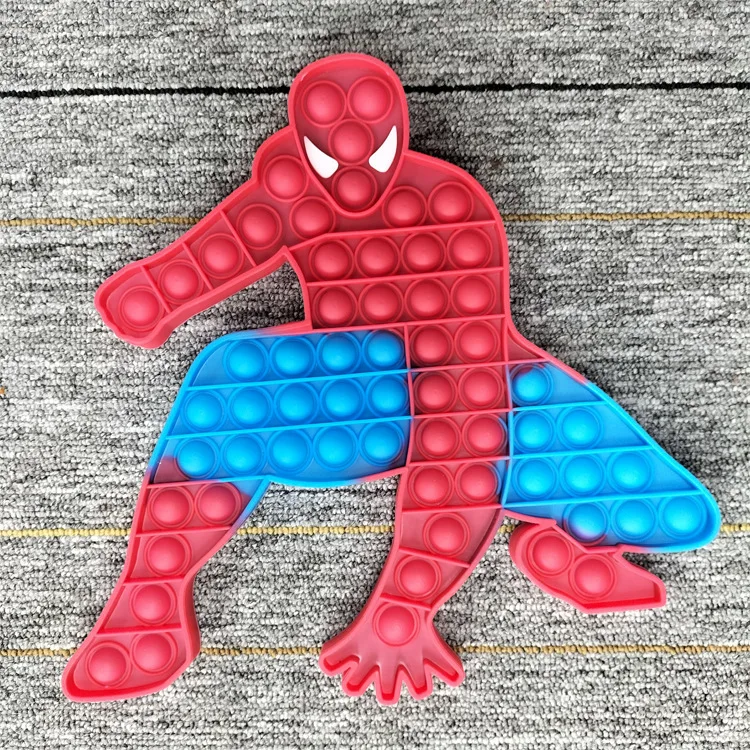 New Arrival Jumbo Push Super Hero Popper Spiderman Fidget Toy Poppper ...