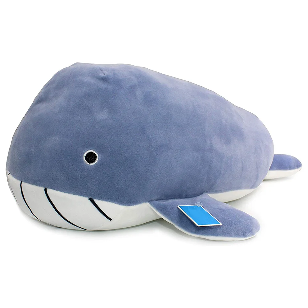 stuffed blue whale