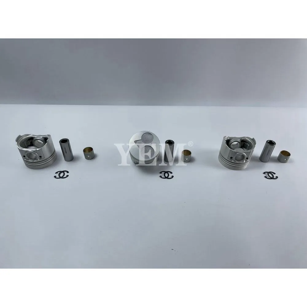 D722 Cylinder Pistons Kit With Pin for Kubota Dump Truck Generator Set Marine Diesel Engine Parts