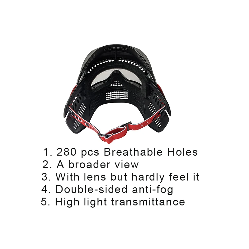 Custom Paintball Helmets Archery Tag CS Game Equipment Full Face Helmet for Kids and Adult