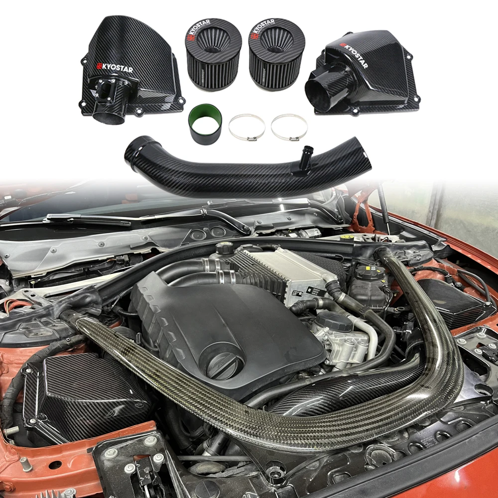 Carbon Fiber Air Intake System For BMW M3 M4 S55 3.0T
