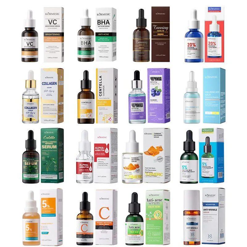 KORMESIC 30ml Wholesale Niacinamide Moisturizing Firming Facial Serum Collagen Salicylic Acid Acne VC Brightening Face Serum