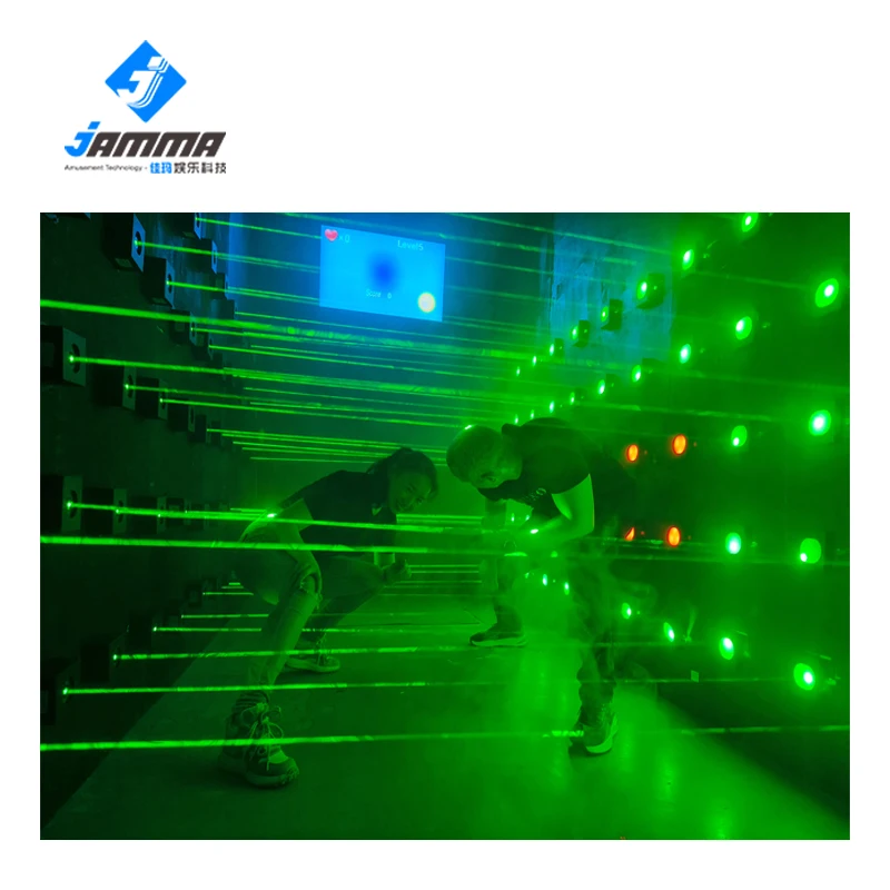 Real Life Room Escape Laser Array Props Laser Maze for Chamber of Secrets Game Interesting and Risking Green Laser Room