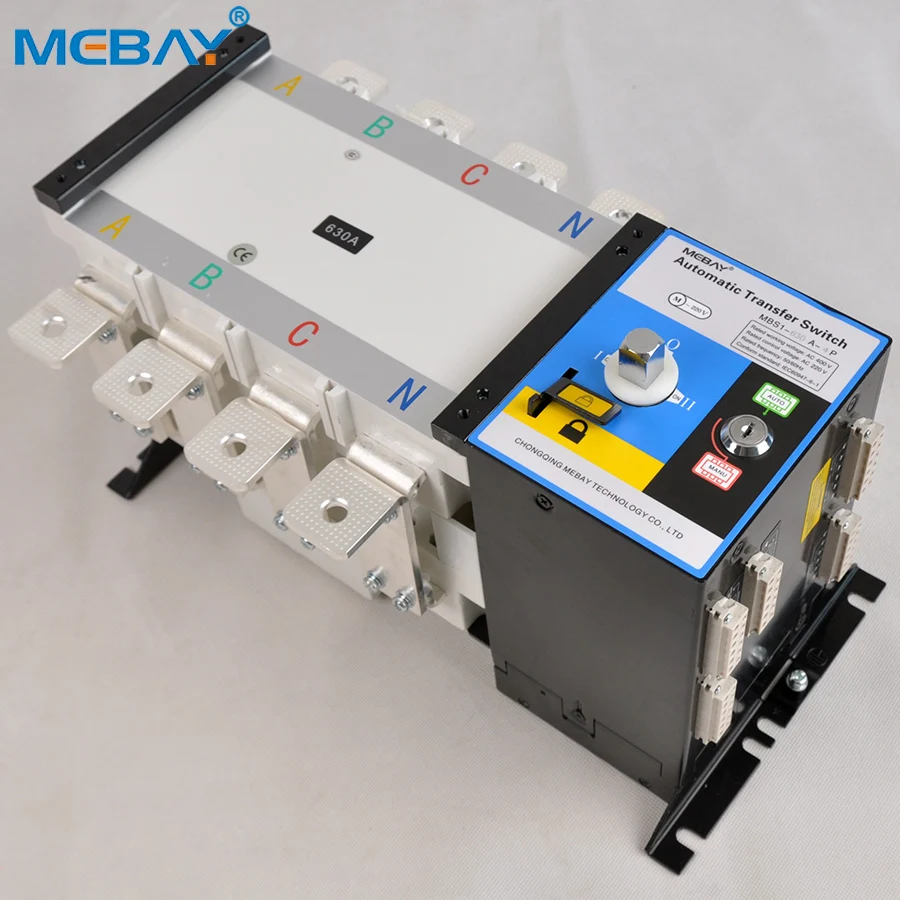 MEBAY 630A ATS Generator Controller Auto Change Over Switch  630A 4 Pole MBSI-630GA