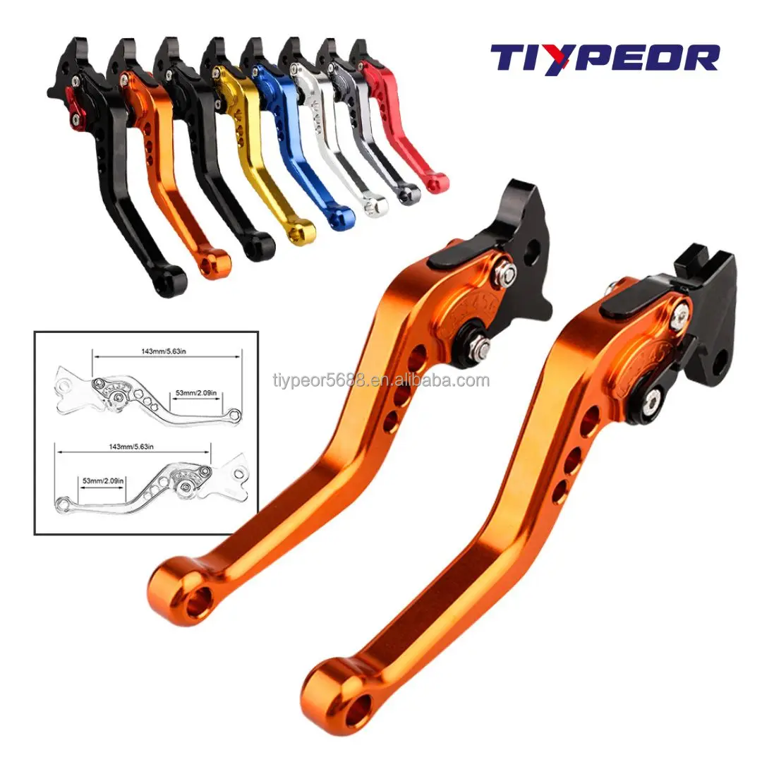 product tiypeor motorcycle modification accessories cnc modification handle multi gear adjustable universal horn brake clutch handle680-11