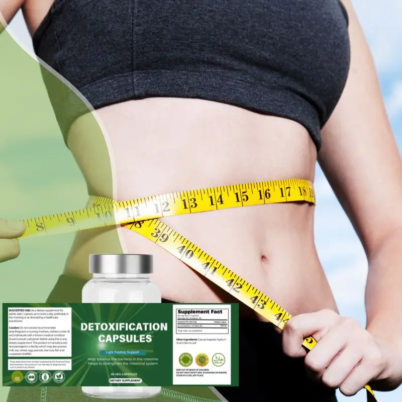 OEM the  Detoxification Capsules Are Made From Plant Extract Cascara Sagrada, Composition of Psyllium Husk Senna Leaf Extract
