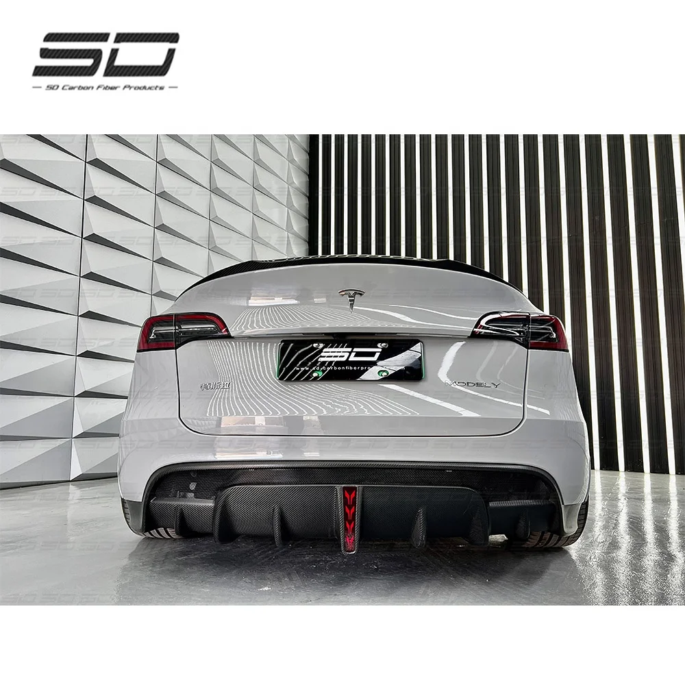 テスラ tesla フロント リア カーボン カーバンパー ディフューザーリップ スポイラー モデル2016 2022 部品 カスタムパーツ アクセサリー