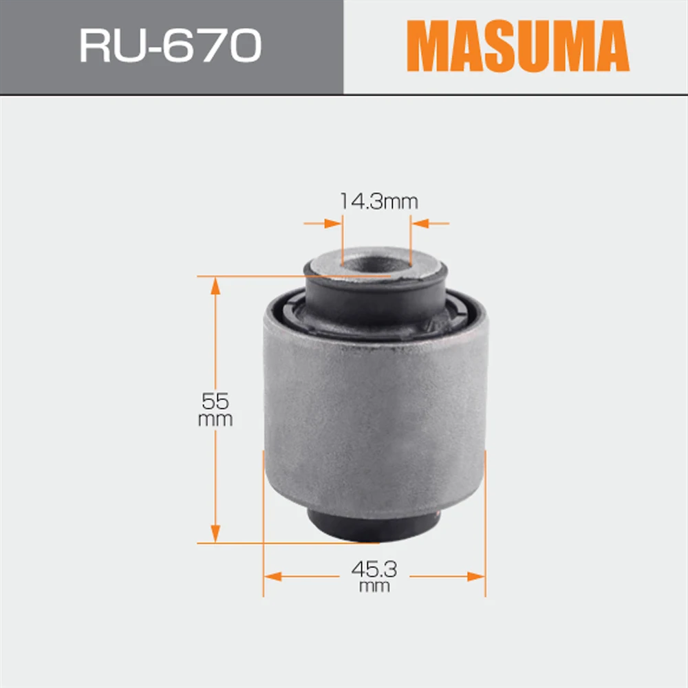 Source RU-670 MASUMA Manufacturer mounting bush skateboards Z35A