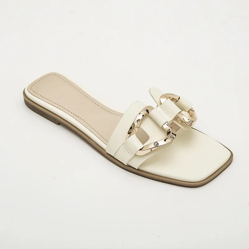 Ladies Summer Casual Fashion Luxury Sandals Flat Slippers