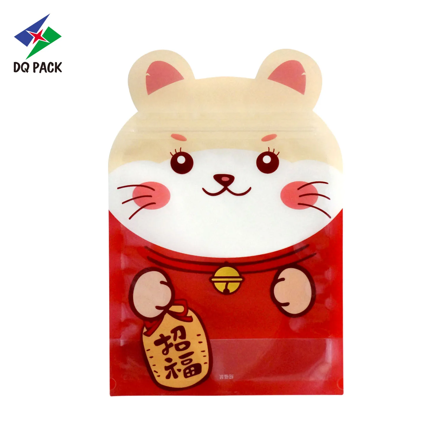 Food Packaging Special Shape pouch With Zipper For Snack FOOD Melon Seeds Packaging bag Doypack Pouch