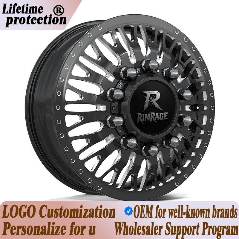 American Force Wheels N23 Business Drw 2PIECEFORGED Dual Rear Wheels 22-30INCH 10x285.75 For Ford