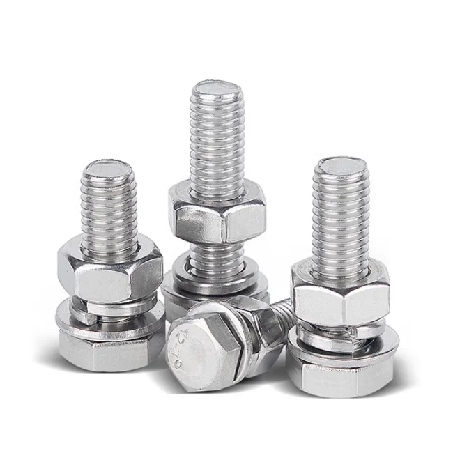 product custom fastener stainless steel hex bolt nut and washer din933 din931 hex bolt nut and washer-63