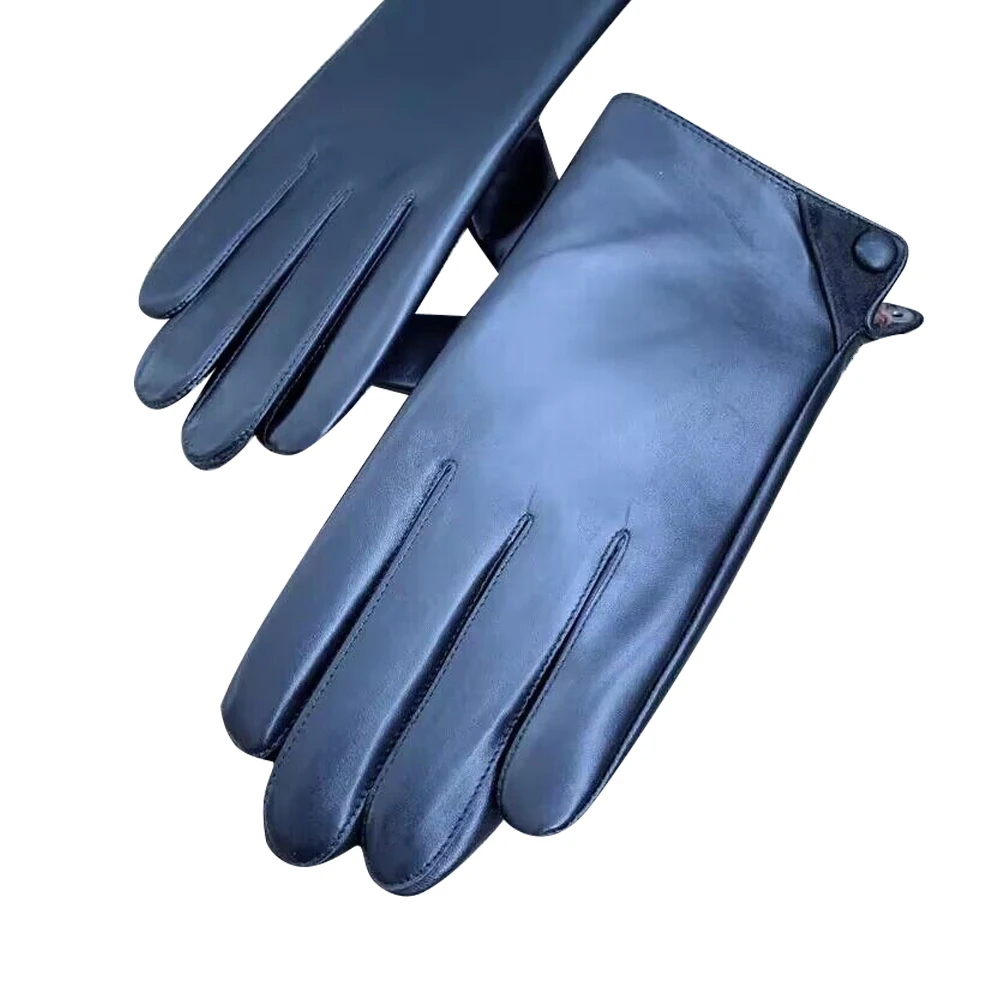 WOMENS LEATHER FINGERLESS DRIVING GLOVES