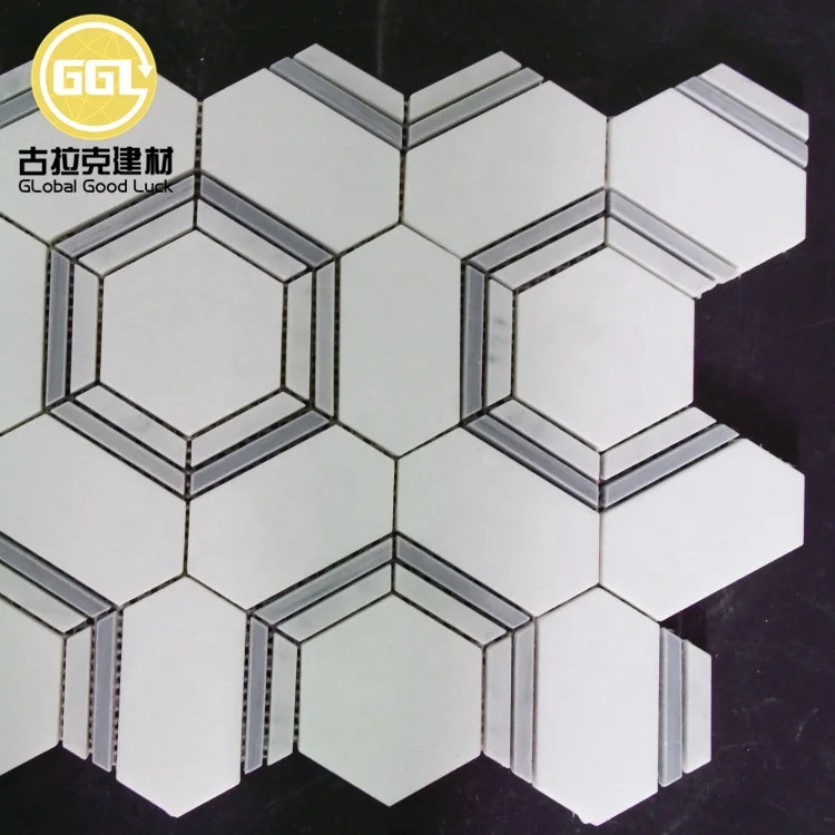 High Quality Hexagon Marble Mosaic For Floor and Wall Tiles