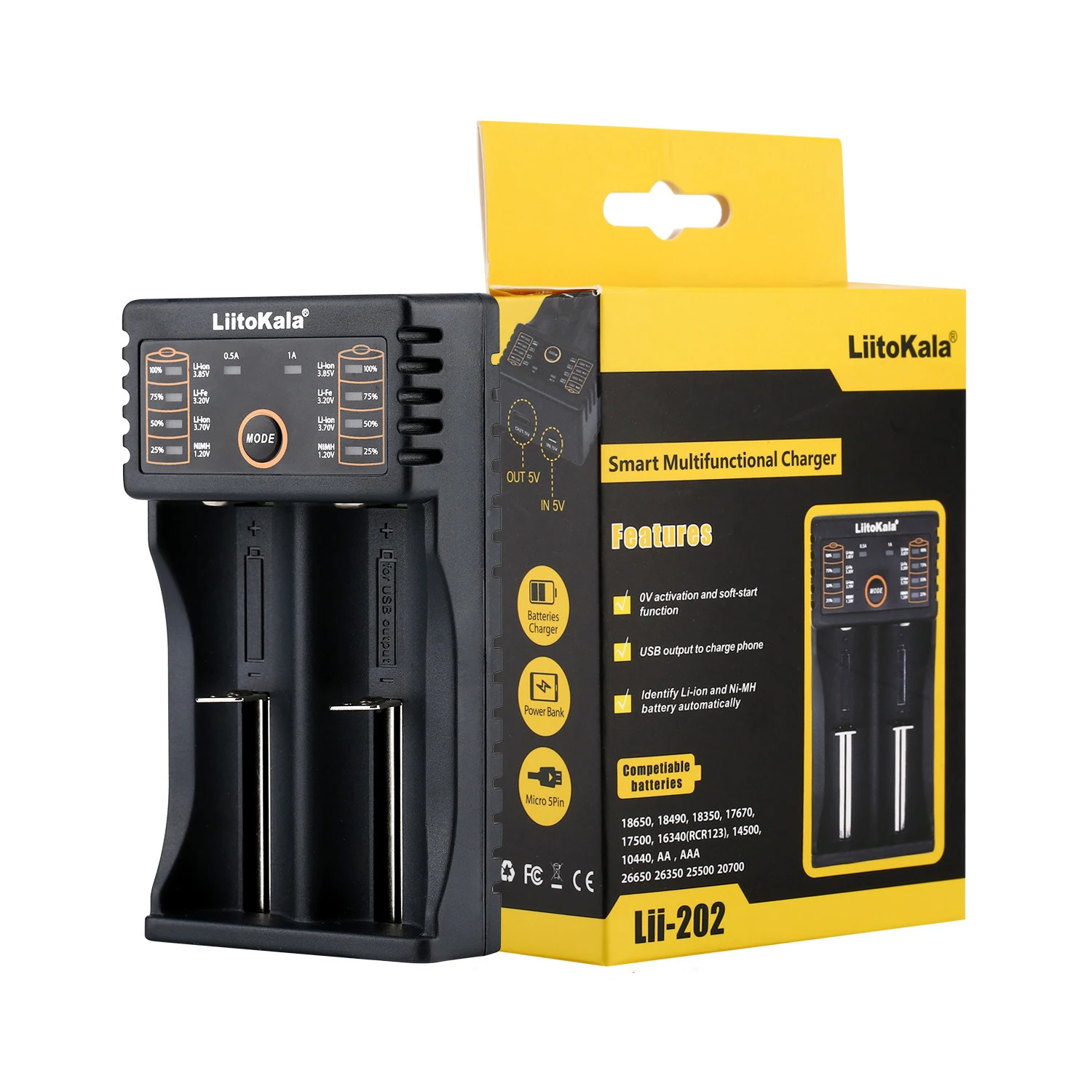 Cargador De Baterías Recargables Universal - Compatible Con 21700, 18650, AA, AAA Y Más, Con Indicador LED Y Protecciones