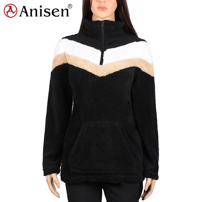 plus size sherpa pullover wholesale