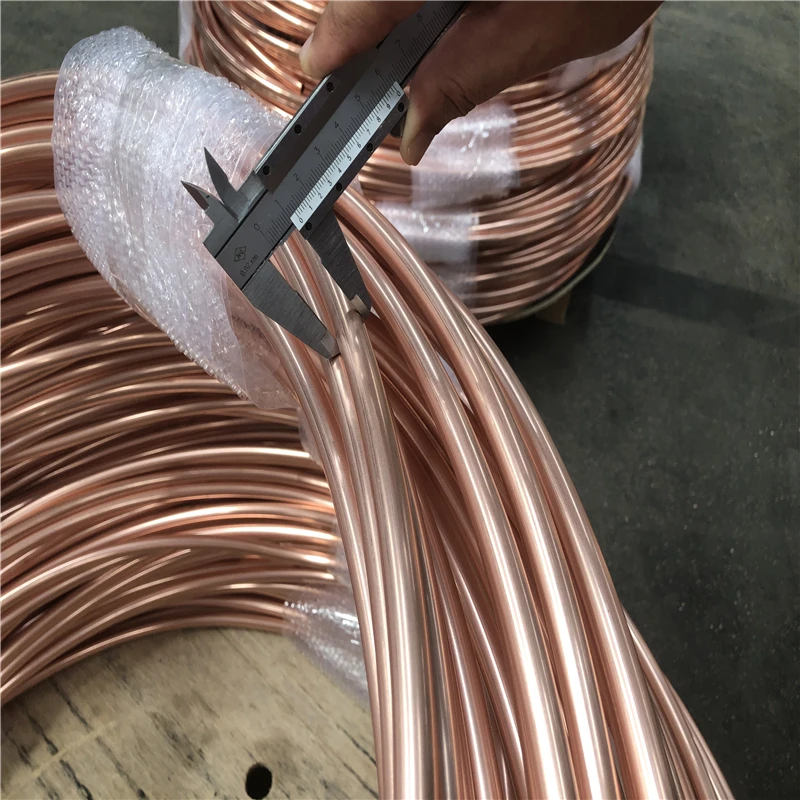 Astm C10100 Air Conditioner Copper Pipe Insulation Copper Tube 0.1