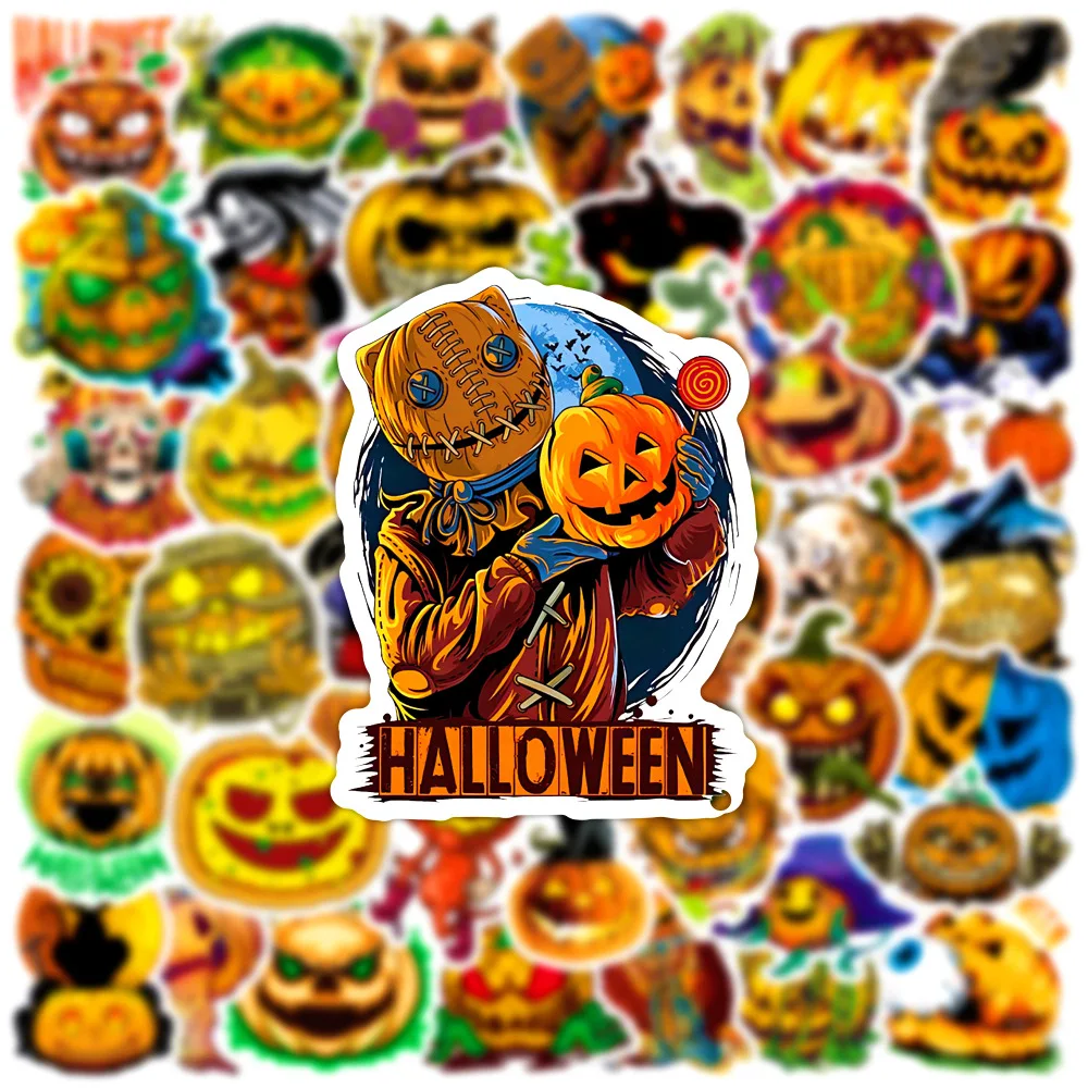 2023 New Arrival 50Pcs Gothic Halloween Graffiti Stickers