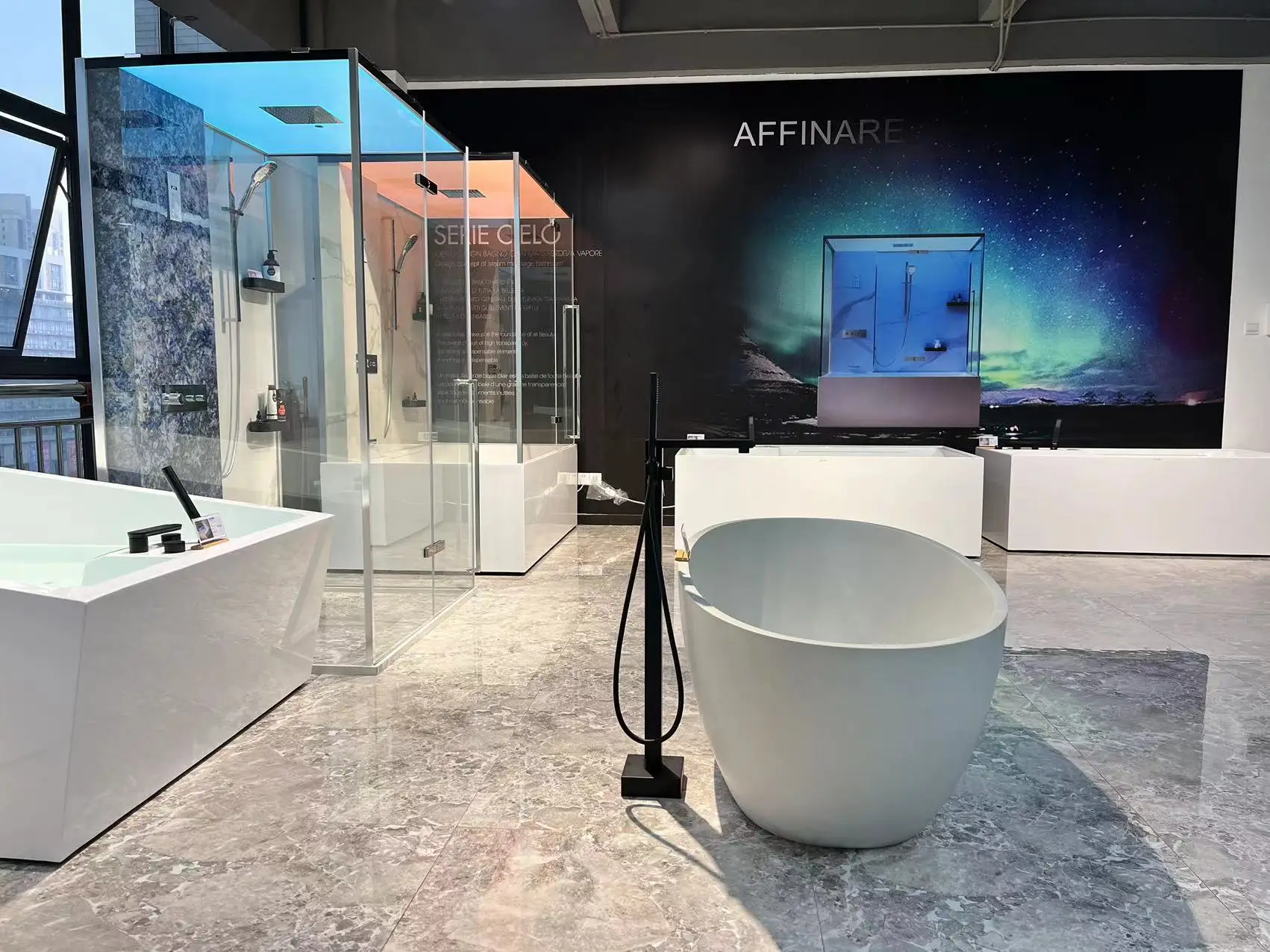 Affinare Hot Sale European Intelligent Panel Control Steam Room Saunas