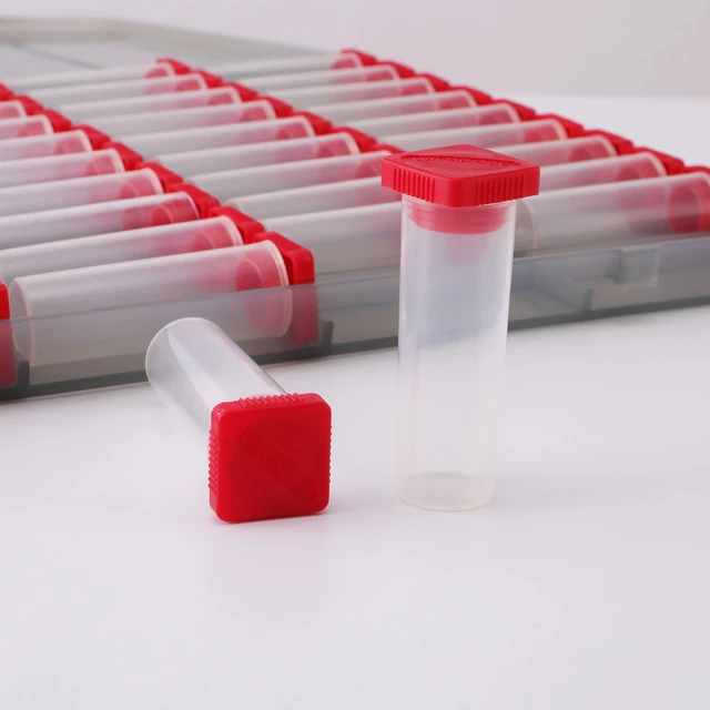 Laboratory liquid testing storage Plastic Vials