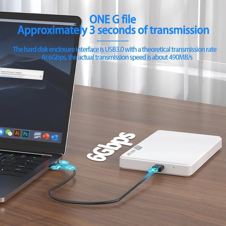 If you are searching for a supplier of a product with perfect quality control and highly competitive prices, which gives you an advantage in expanding your local market, then contact us now!  Competitive suppliers of  2.5 Inch Laptop Move Hard Drive External Box USB3.0 White Plastic Glue