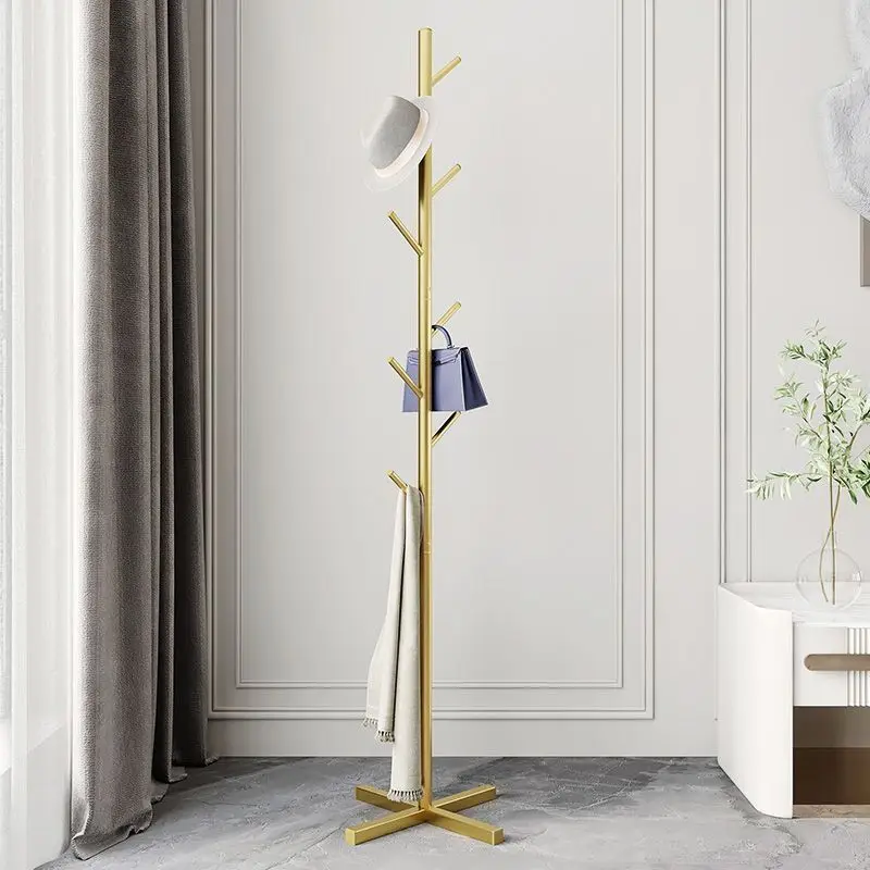 Luxury Hanger Floor Metal Coat Rack Houseware Standing Clothes And Hat ...