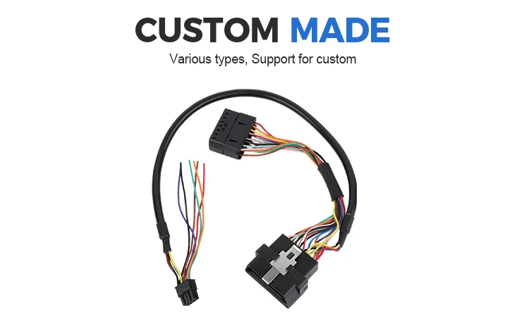 product factory custom obd2 obdii obd 16pin 12v 24v m to f y cable for code reader-4