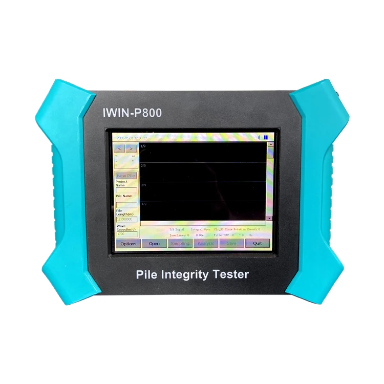 p800 pile echo flaw tester low