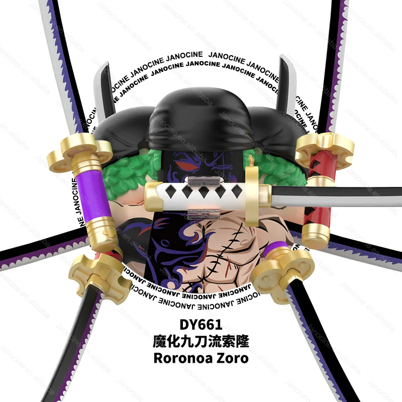 DY658-DY661 Japanese Anime 1 PIECE Monkey Zoro Nami Sanji Tony