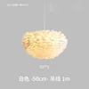 Lampada piuma-bianco-50cm-9w3