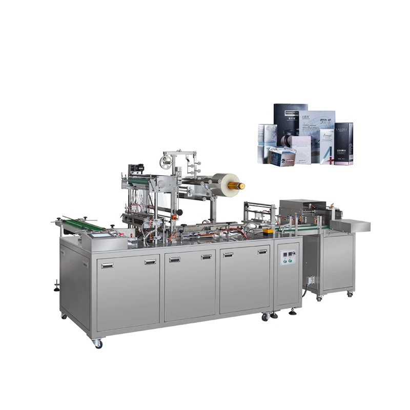 BTB-400 High Speed Automatic Cellophane Wrapping Machine for Mask Soap Cosmetic Box Wrapping