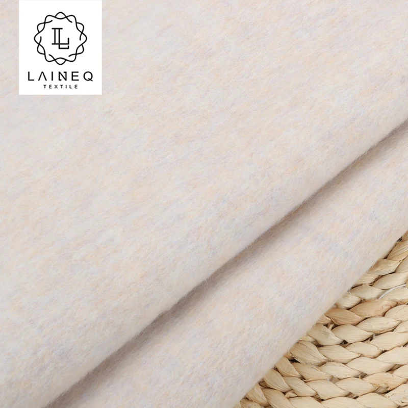 Легкое тепло: новый продукт 5% шерсти альпаки 95% двухлицый длинноволосый Альпака смешанный цвет шерстяной ткани для