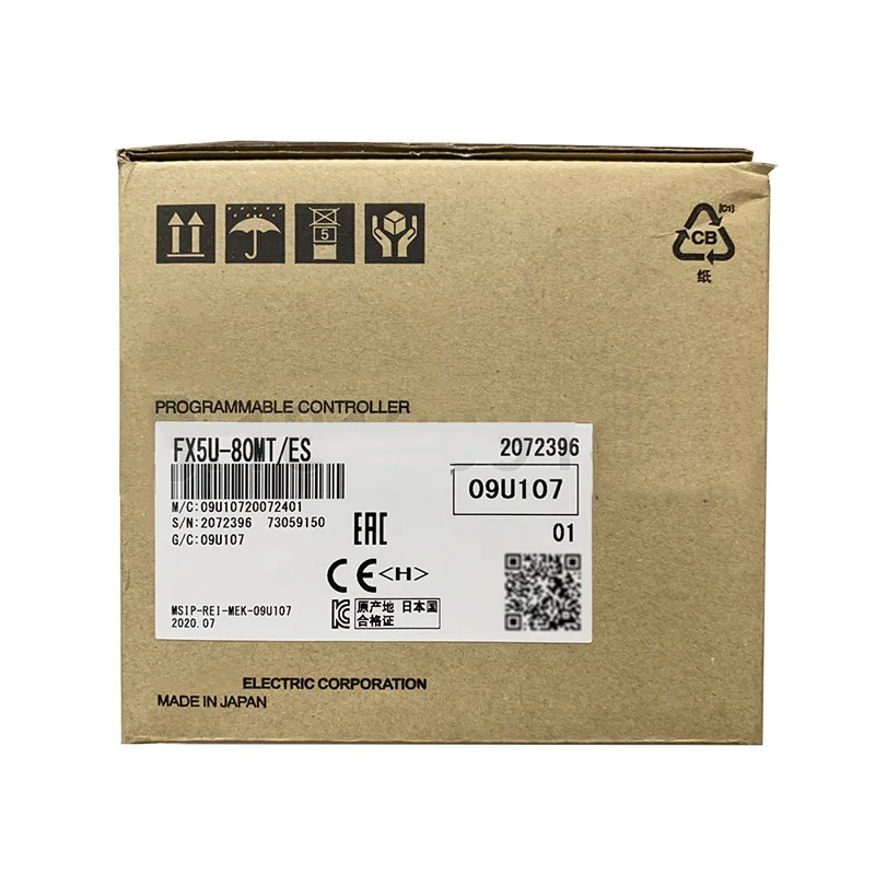 product new original  fx5u 80mt es fx5u80mtes plc controller stock in warehouse-1