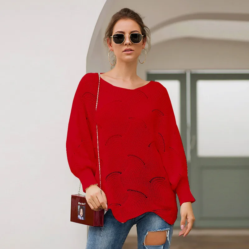 loose knit cotton sweater