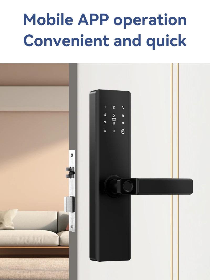 Kasman SOURCE PRICE Wooden Door Lock Smartlock Biometric Fingerprint ...
