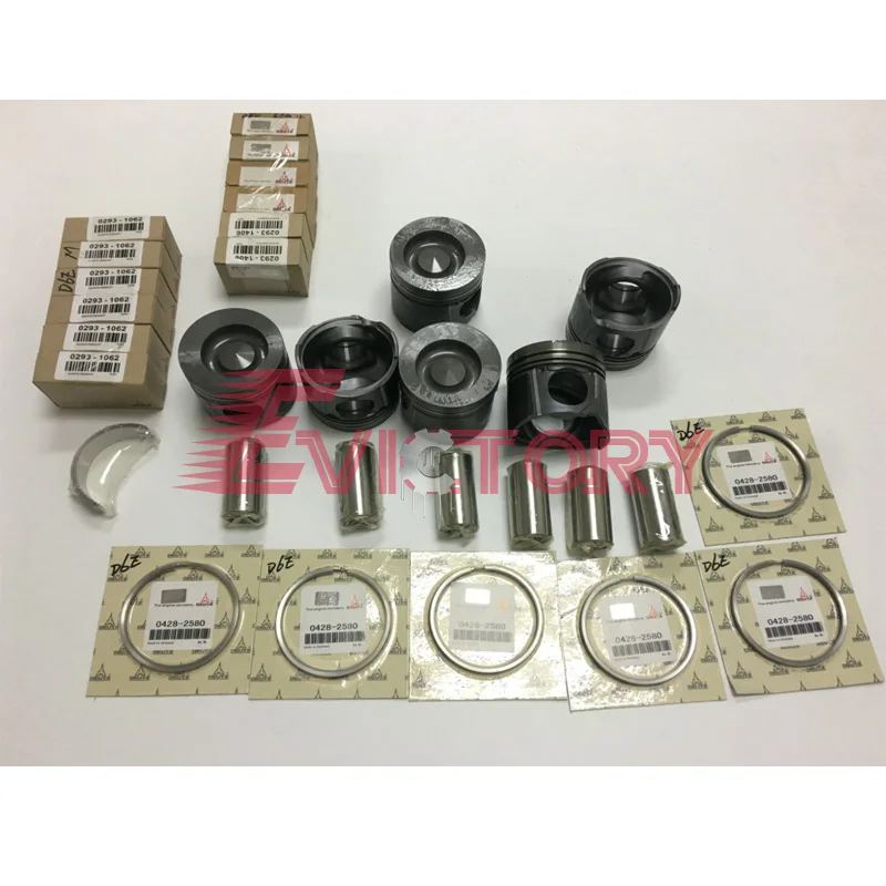 For Forklift Engine Parts D6CB Overhaul Rebuild Kit Gasket Cylinder ...