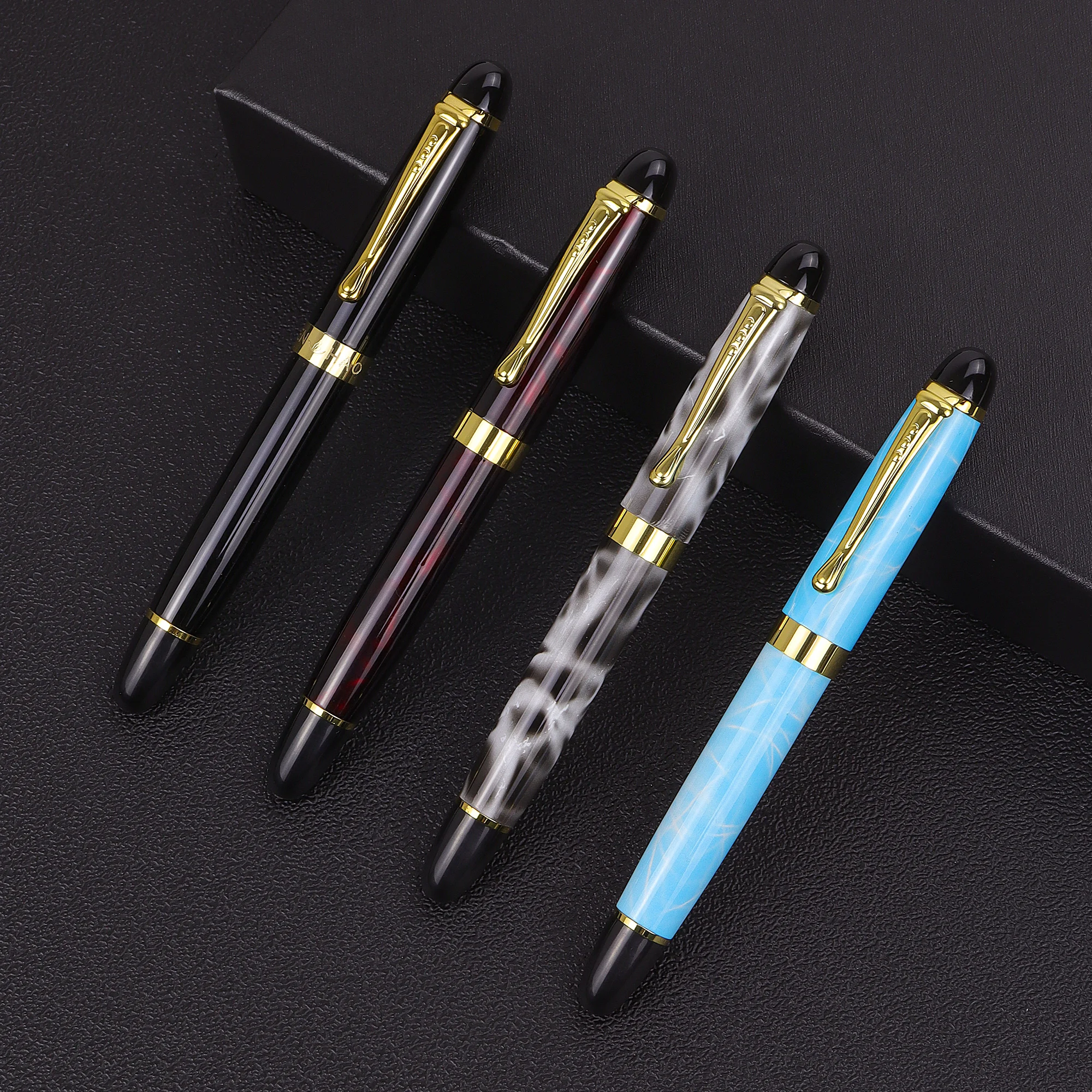 Высококачественная Роскошная каллиграфическая перьевая ручка распродажа разные мраморные цвета средняя тонкая