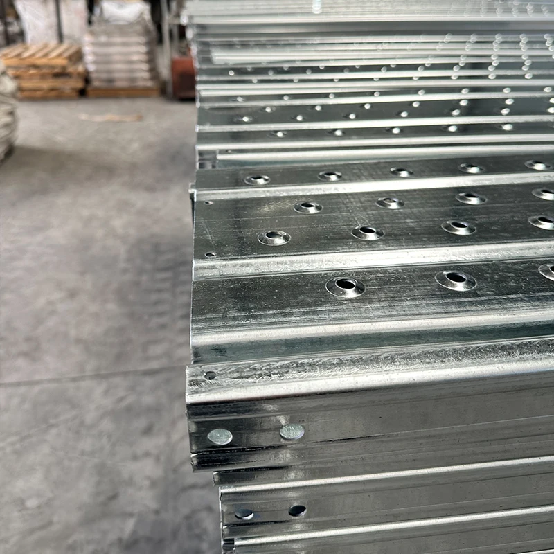 Factory Price Custom Steel Platform Steel Walkway Plank Heavy-Duty Steel Plank for Scaffolding Support