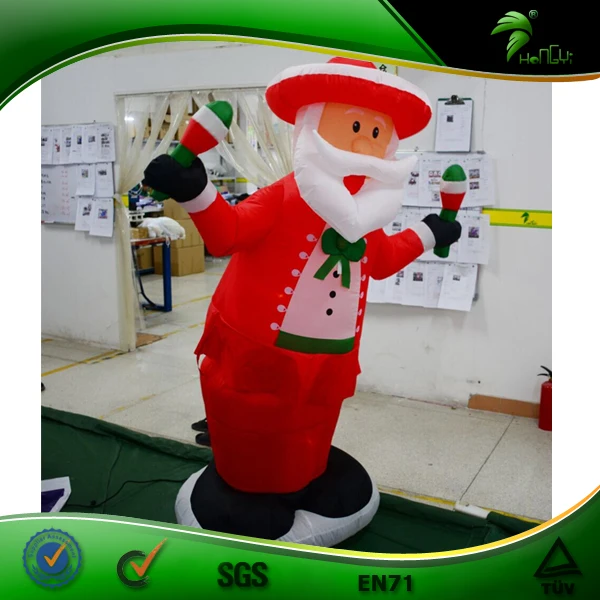 20 Ft Huge Airblown Giant Christmas Inflatable Colossal Santa Clause ...