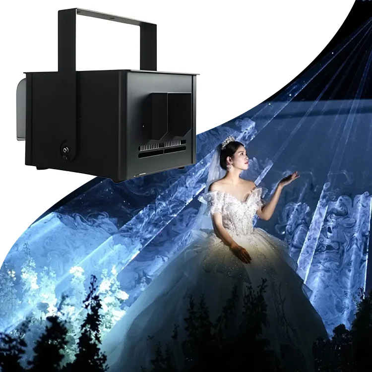 DJ機材 snow DJ Bride Magic Wedding 1500W Snow Machine 10W RGB Animation
