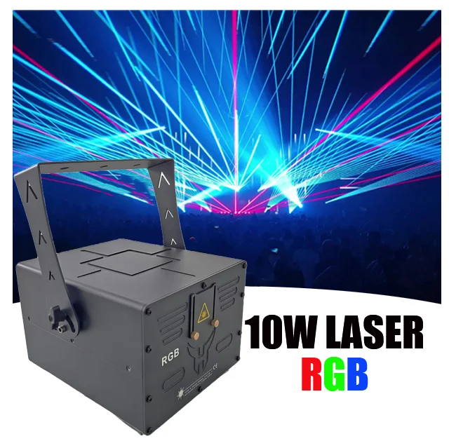 10W 6W 5W 4W 3W 2W Wedding Laser Light DMX ILDA RGB Lazer Show