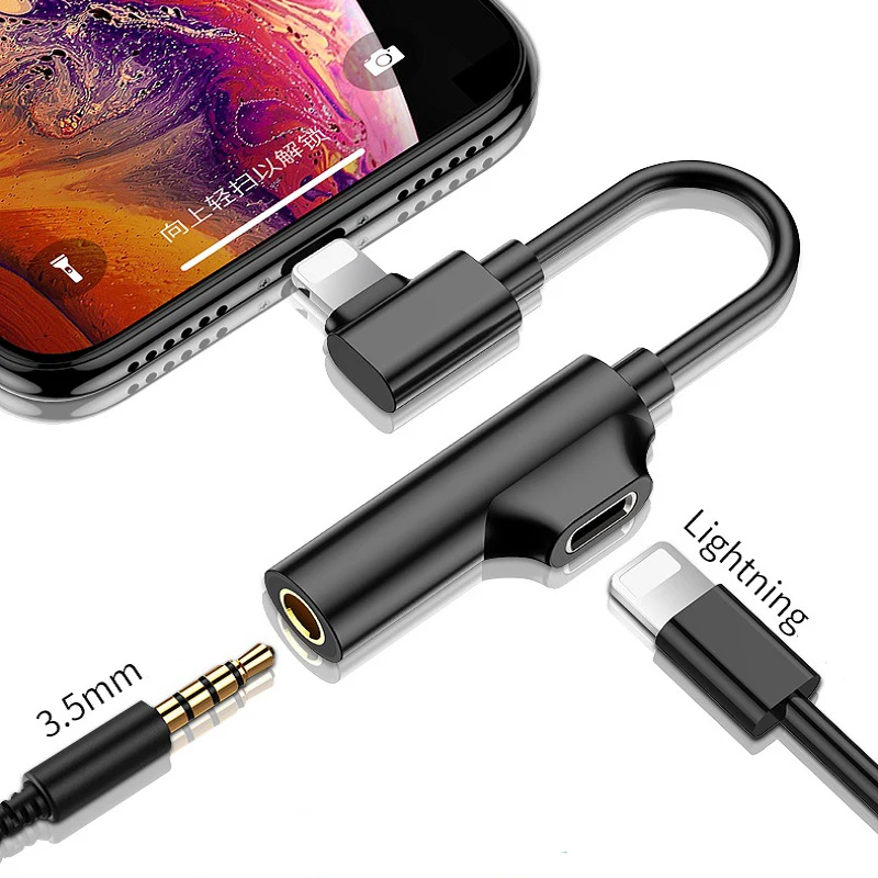 vasthouden stroomkring Arabische Sarabo Fast Charging High Fidelity Version 2 In 1 Metal Charge Audio Headphone  Cable For Lightning Adapter For Iphone 7 X 10 - Buy For Iphone Adapter Cable  Audio Charging Connector,For Iphone X