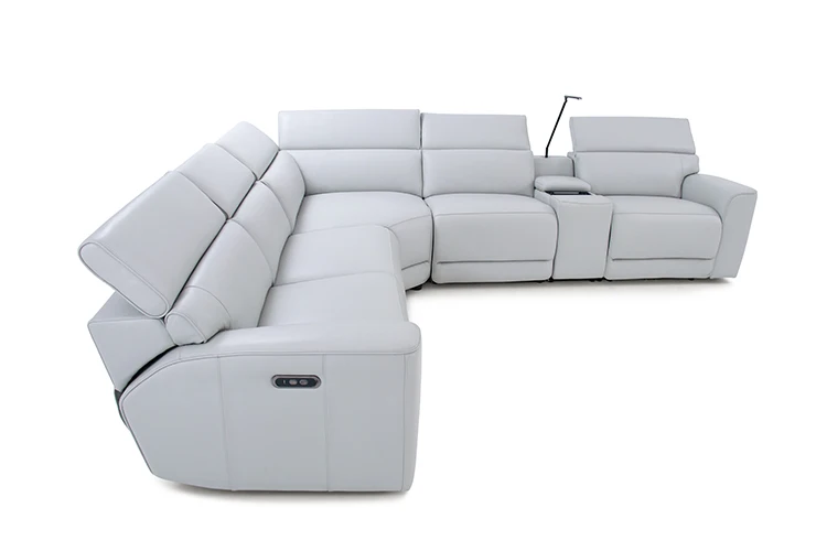 Recliners Electric Recliner Sectional Sofa Couch Lshaped Leather Sofa