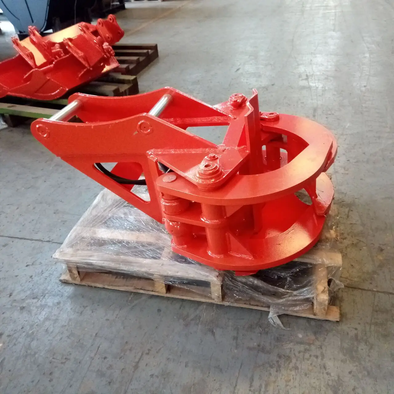 8t Stump Shear Excavator Hydraulic Wood Q345B NM400 Material