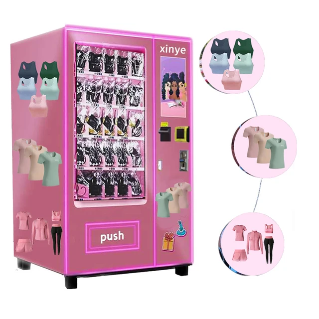 Hot Selling Combo Vending Machine Small Vending Machine Sale for Foods and Drinks Digital Combo Pink Vending Machines