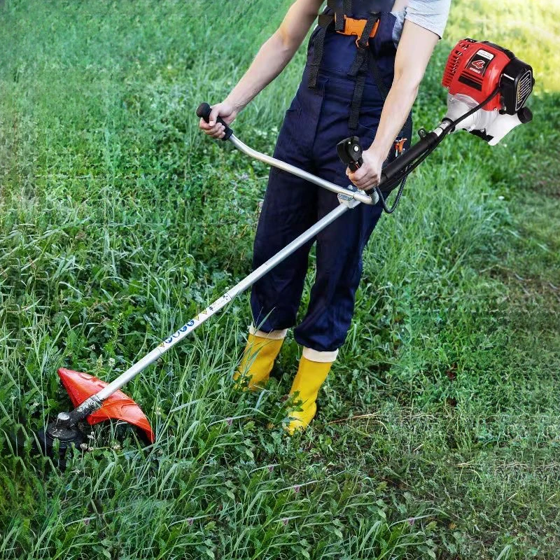 Chinese Small Hand Held Green Grass Cutting Machine Petrol Farm