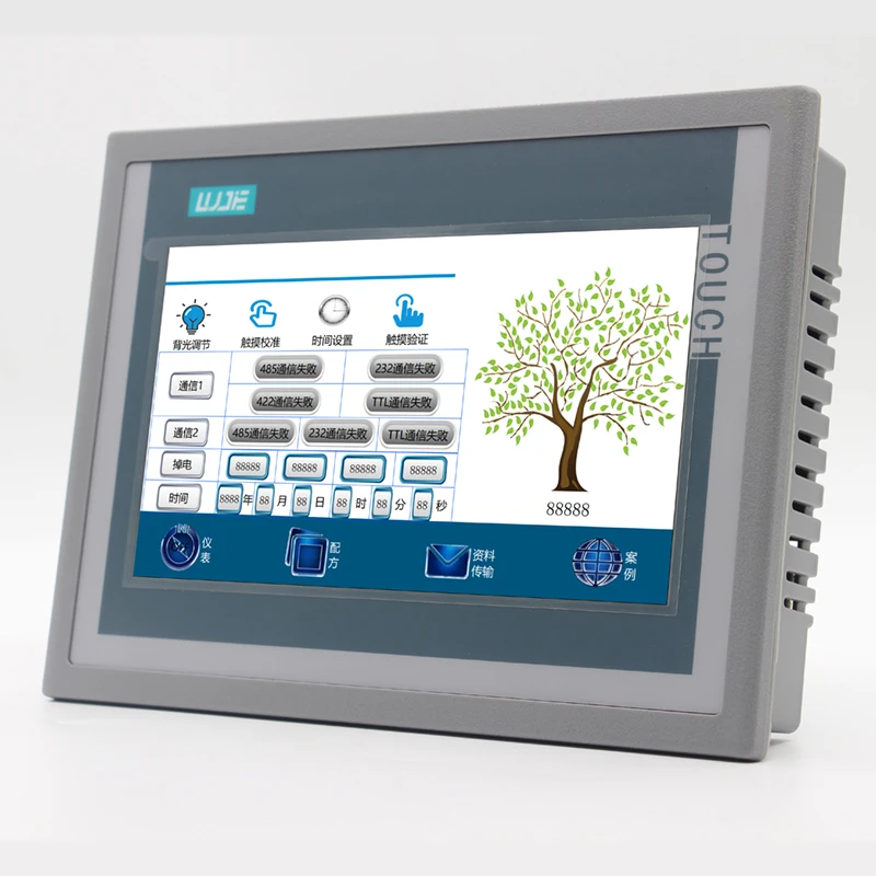 7 Inch Touch Screen HMI PLC Operate Panel for Industrial