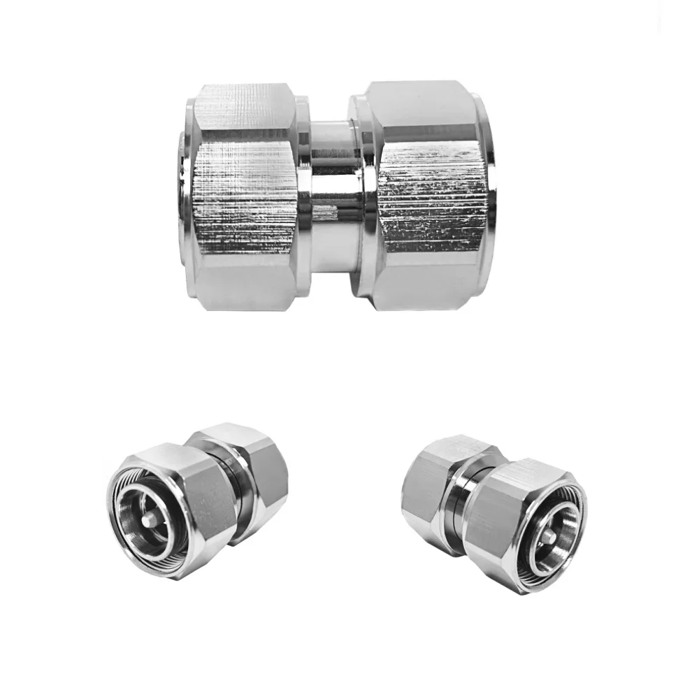 4.3/10 Mini DIN Connector Male Plug to 4.3-10 Mini DIN Male Plug RF Coaxial Adaptor