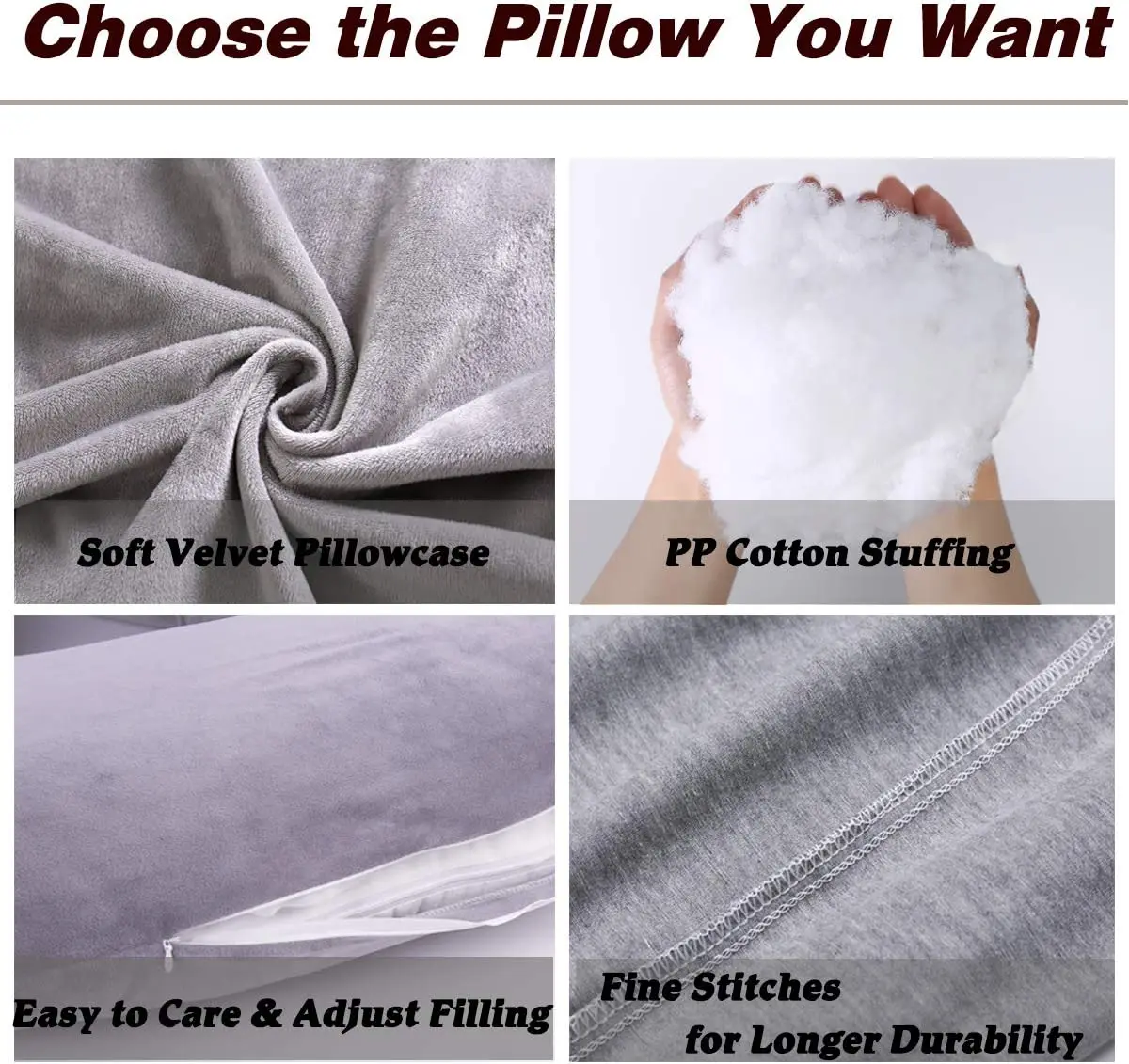 Pregnancy Pillows Full Body Maternity Pillow For Sleeping With Cooling ...