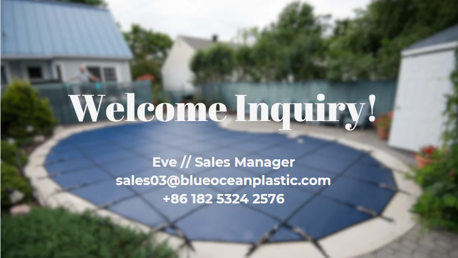 Durable PE Mesh Easy Roll-Up Leaf Net Cover Wholesale Price Protects Main Pool and Saves Cleaning Time details